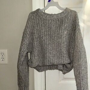 Gray sweater